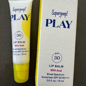 SUPERGOOP! Play Lip Balm with Açaí with 30SPF